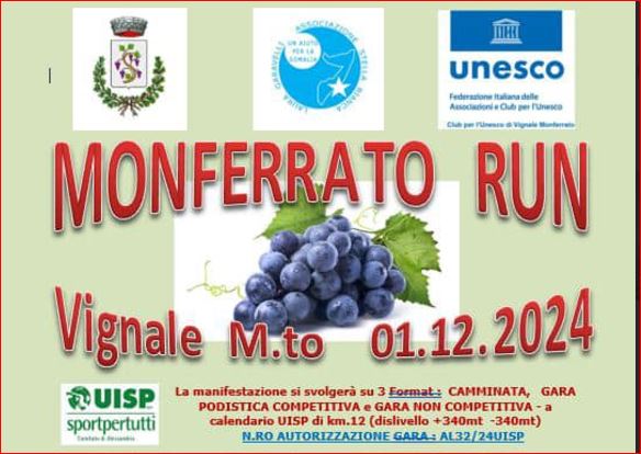 La Monferrato Run di Vignale Monferrato